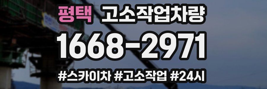 평택 고소작업차량