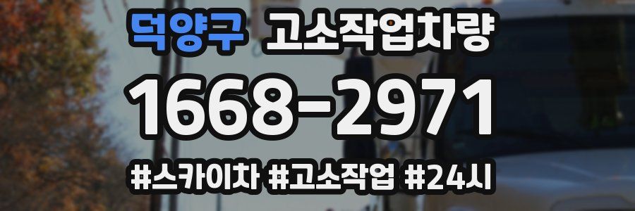 덕양구 고소작업차량