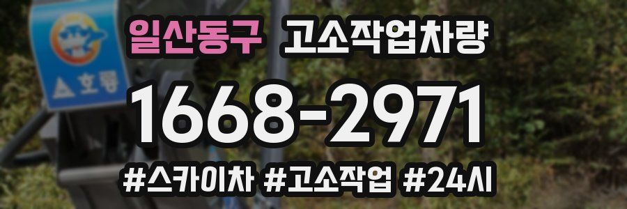 일산동구 고소작업차량