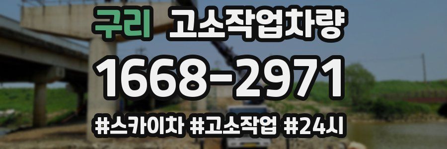 구리 고소작업차량