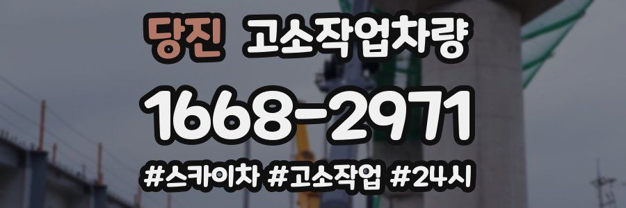 당진 고소작업차량