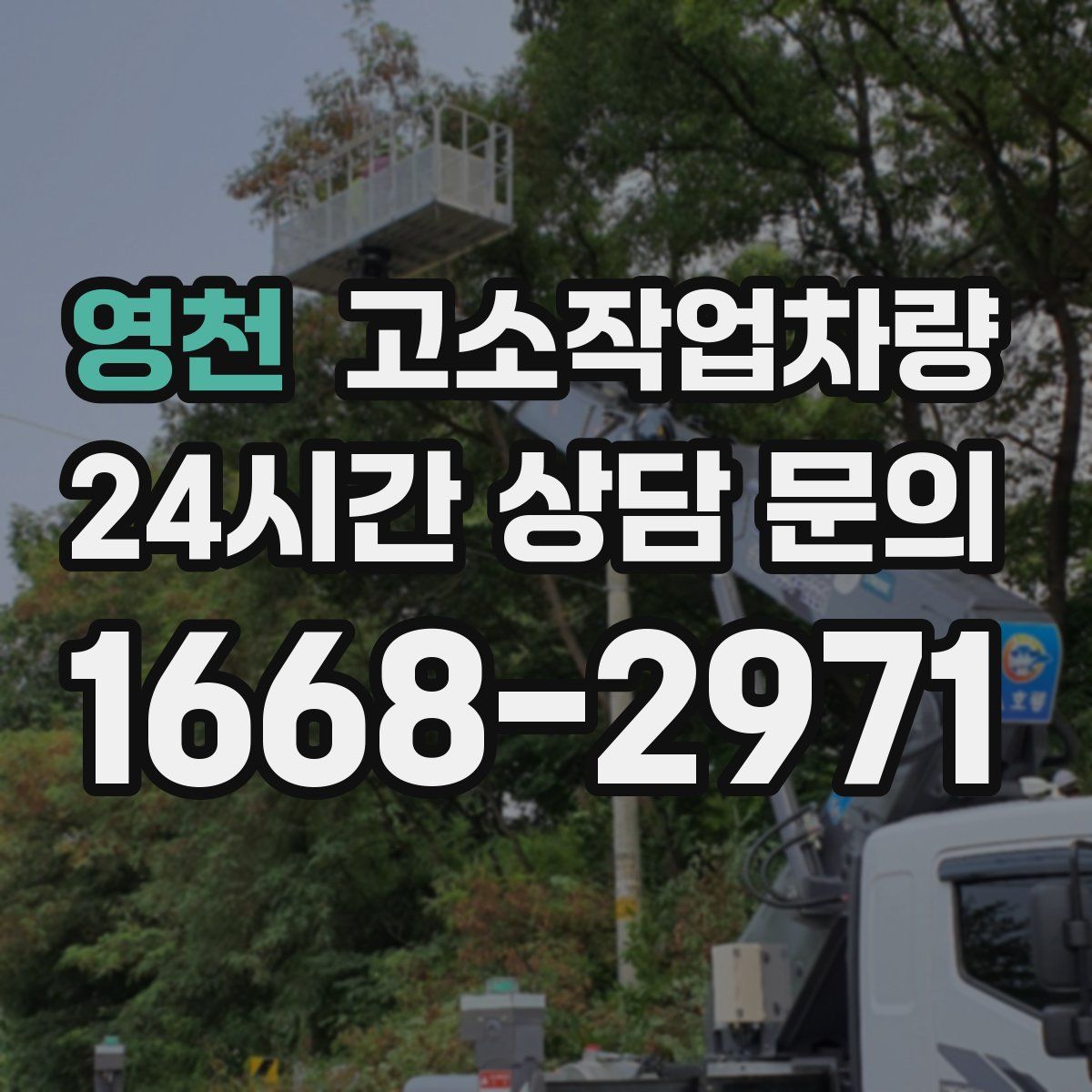 영천 고소작업차량