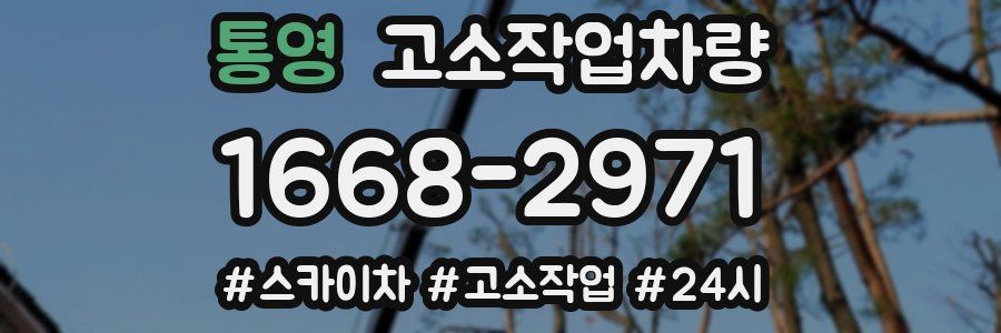 통영 고소작업차량