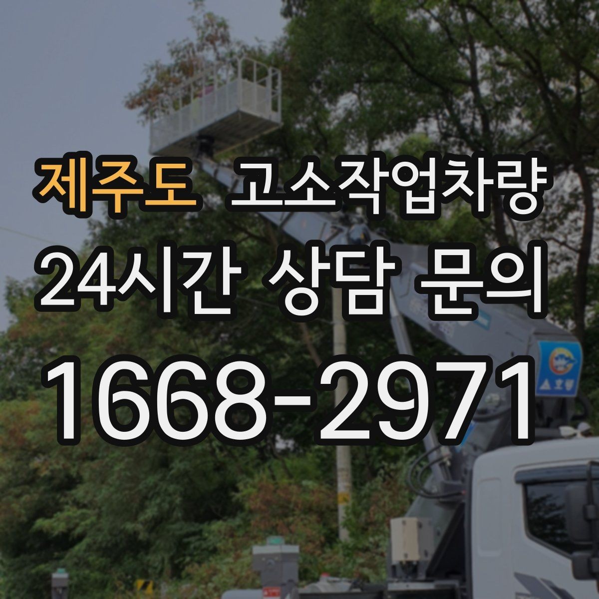 제주도 고소작업차량 관리 상태를 통해 보는 장비 선택법