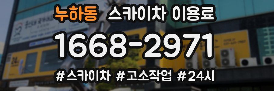 누하동 스카이차 이용료