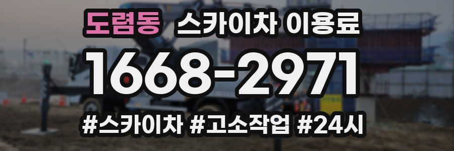 도렴동 스카이차 이용료