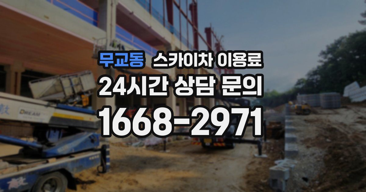 무교동 스카이차 이용료