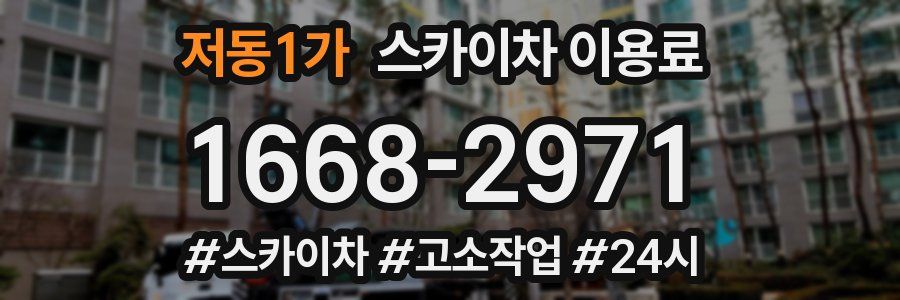 저동1가 스카이차 이용료