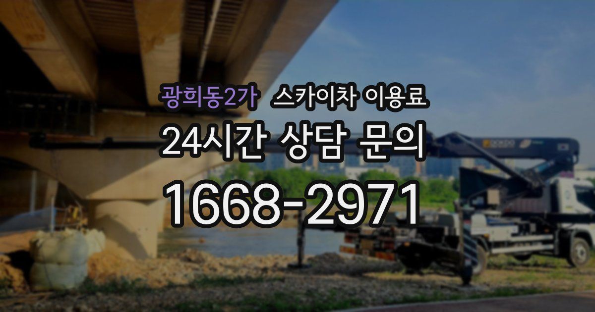 광희동2가 스카이차 이용료
