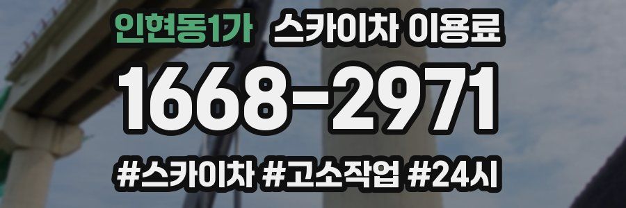 인현동1가 스카이차 이용료