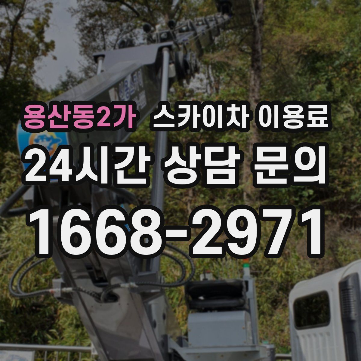 용산동2가 스카이차 이용료