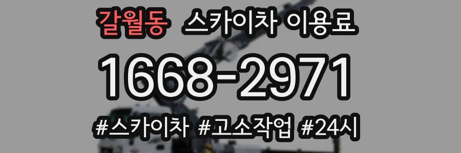갈월동 스카이차 이용료
