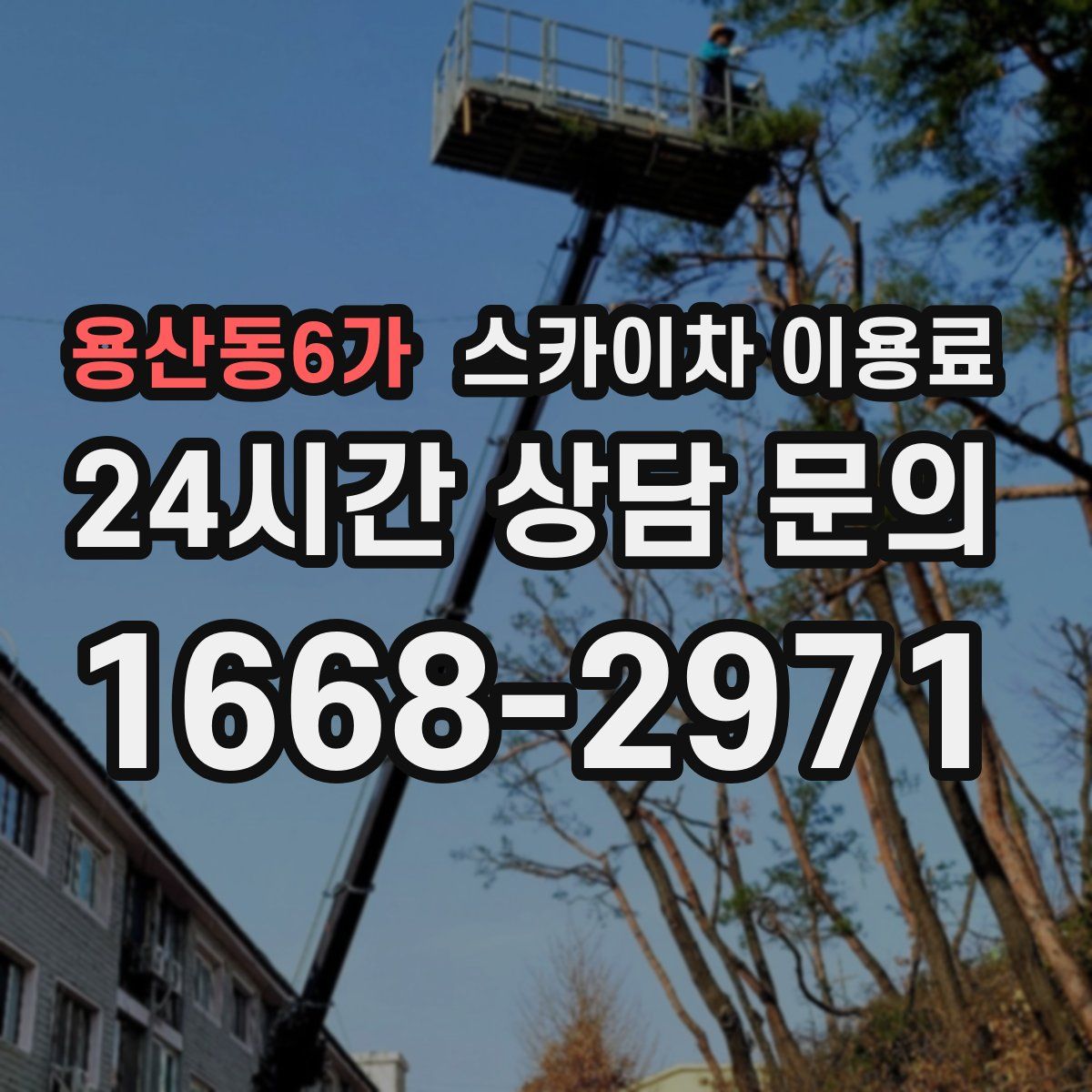 용산동6가 스카이차 이용료