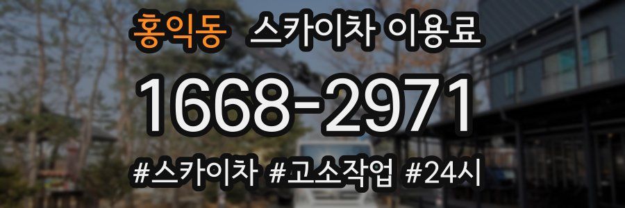 홍익동 스카이차 이용료