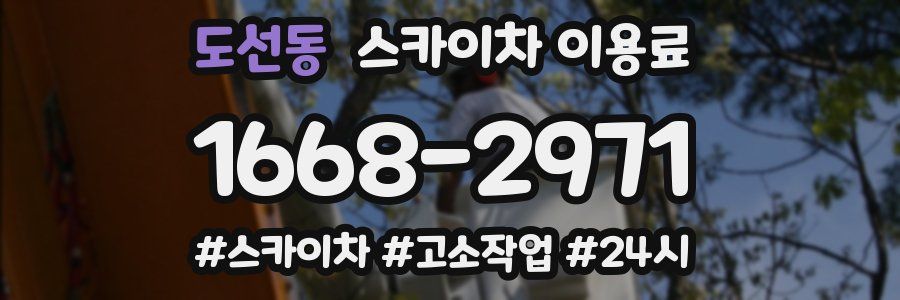도선동 스카이차 이용료