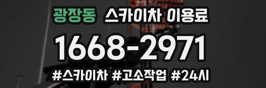 광장동 스카이차 이용료
