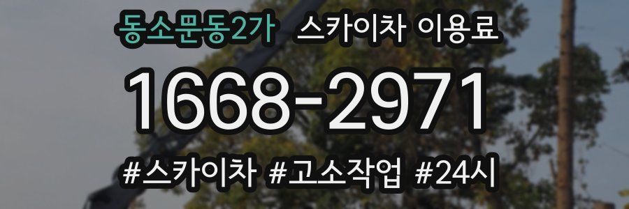 동소문동2가 스카이차 이용료