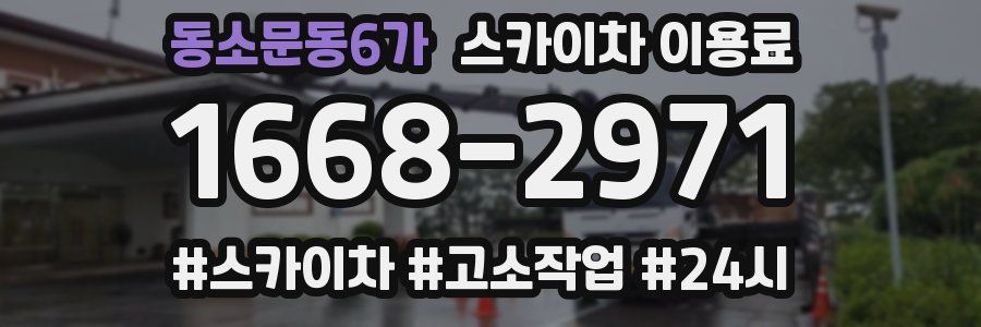 동소문동6가 스카이차 이용료