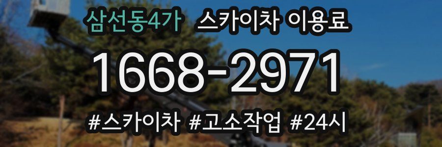 삼선동4가 스카이차 이용료