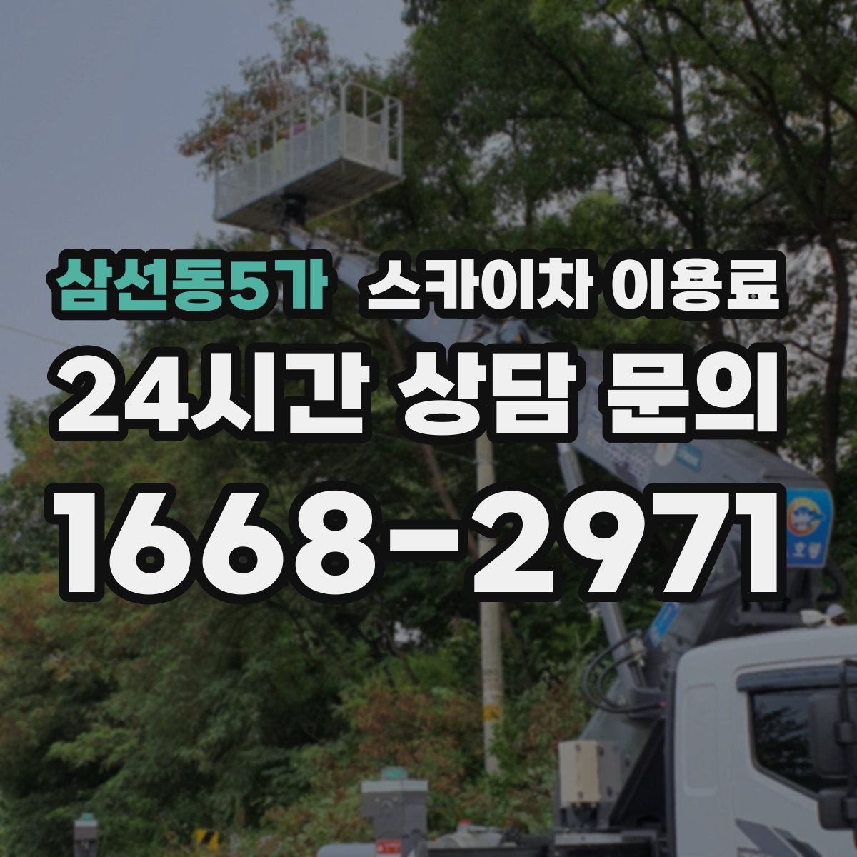 삼선동5가 스카이차 이용료
