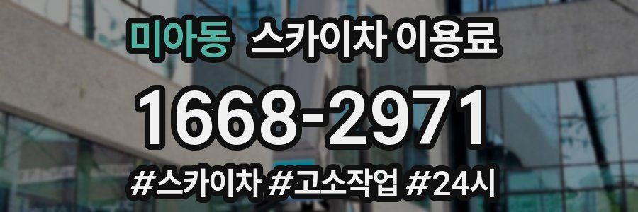 미아동 스카이차 이용료
