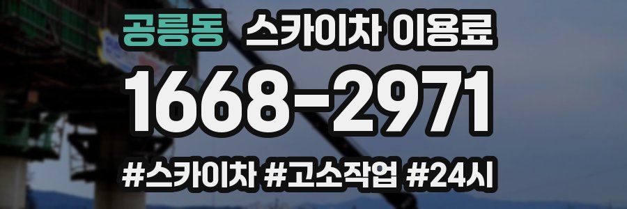 공릉동 스카이차 이용료