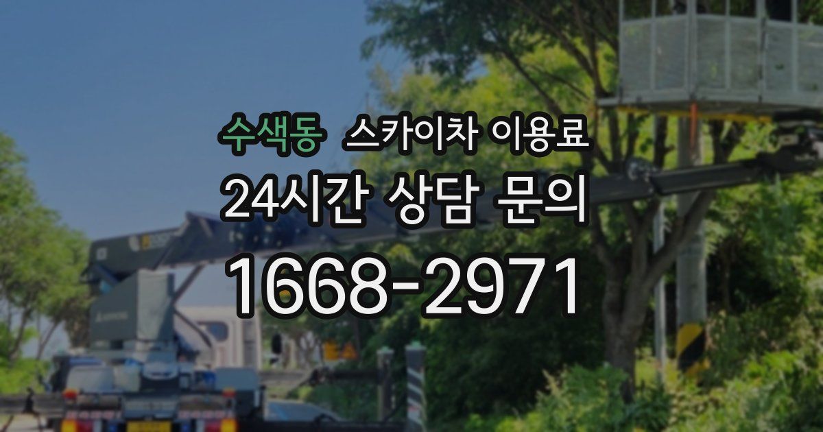 수색동 스카이차 이용료
