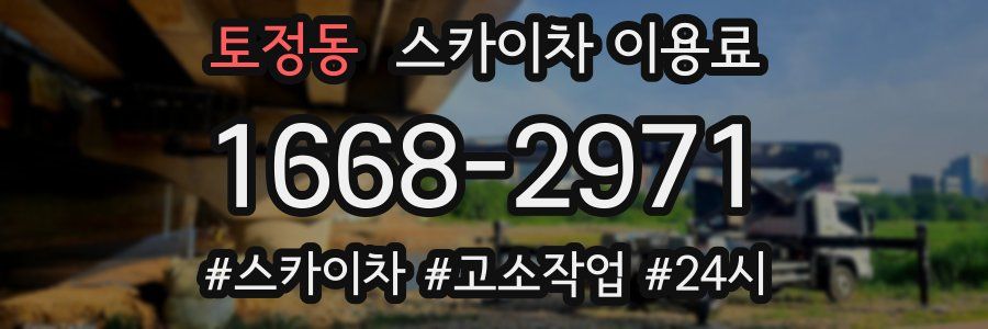 토정동 스카이차 이용료