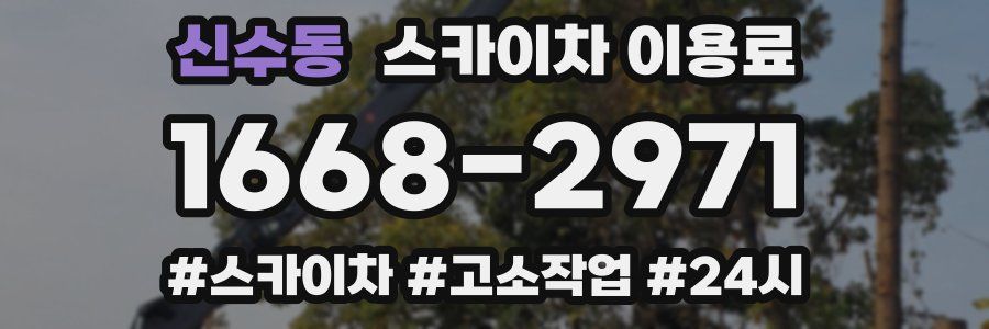 신수동 스카이차 이용료