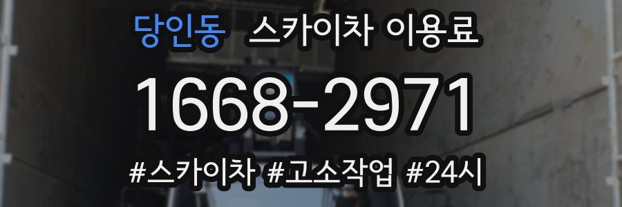 당인동 스카이차 이용료