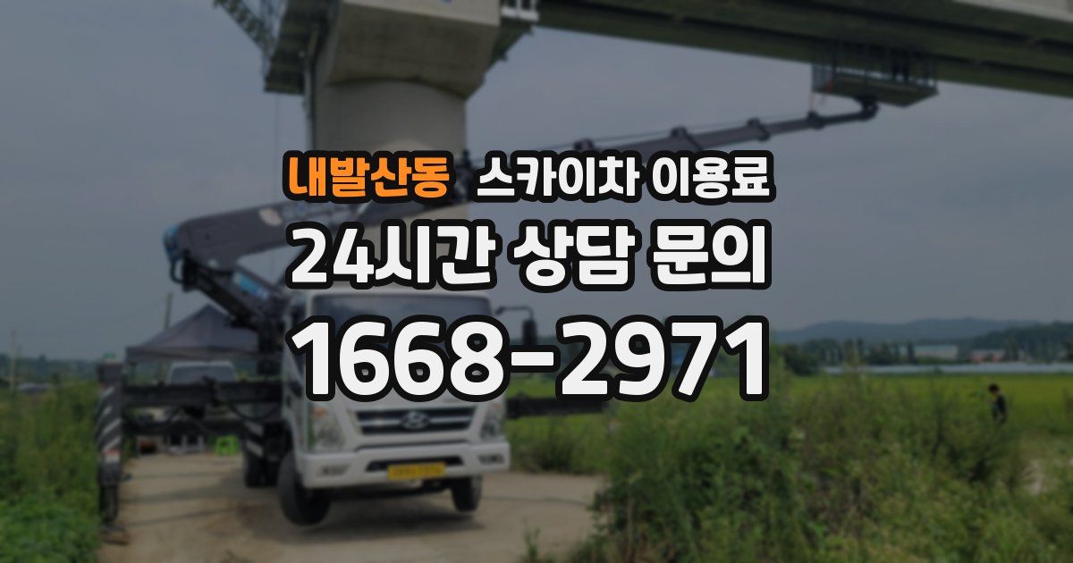 내발산동 스카이차 이용료
