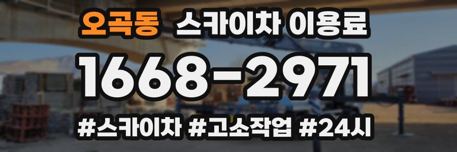 오곡동 스카이차 이용료