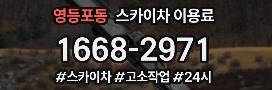 영등포동 스카이차 이용료