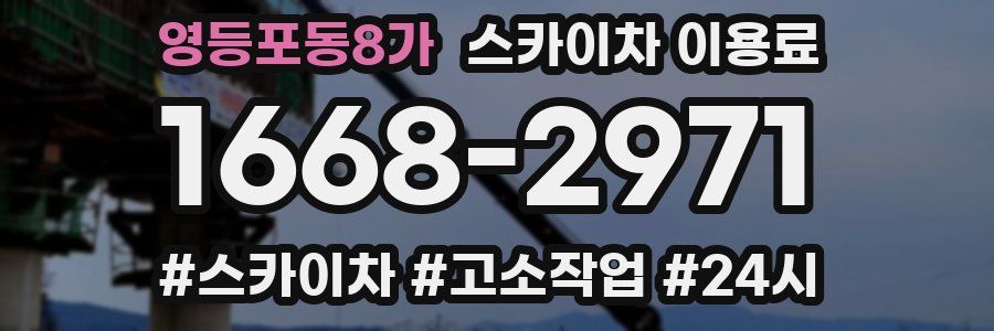 영등포동8가 스카이차 이용료