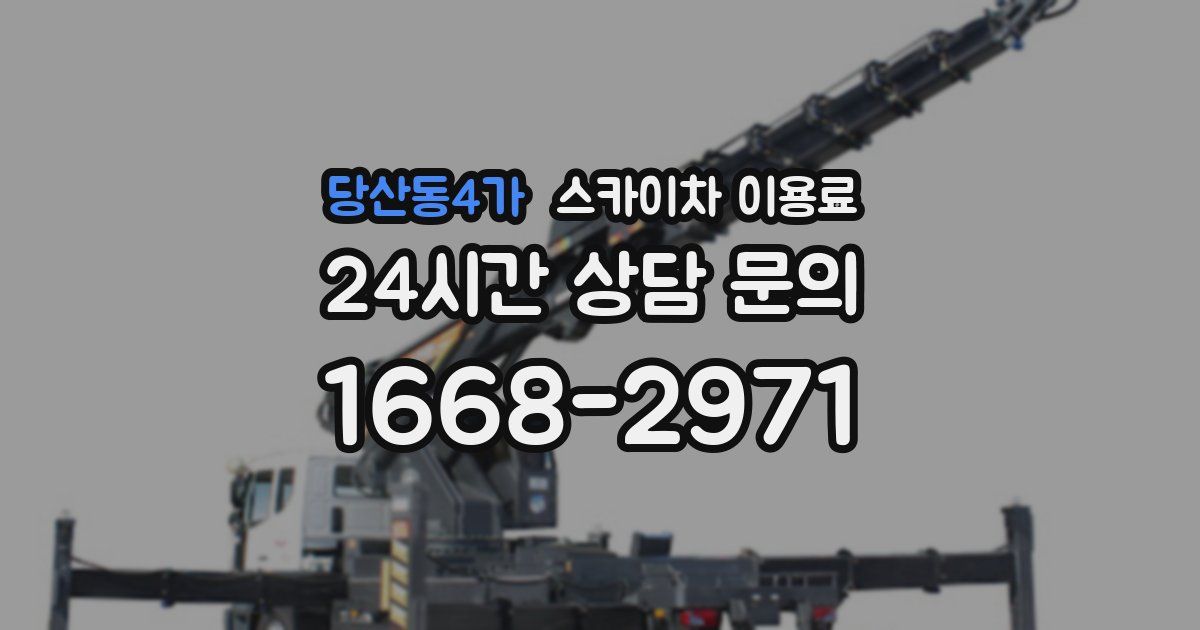 당산동4가 스카이차 이용료