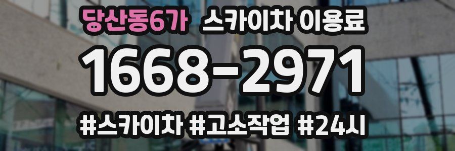 당산동6가 스카이차 이용료