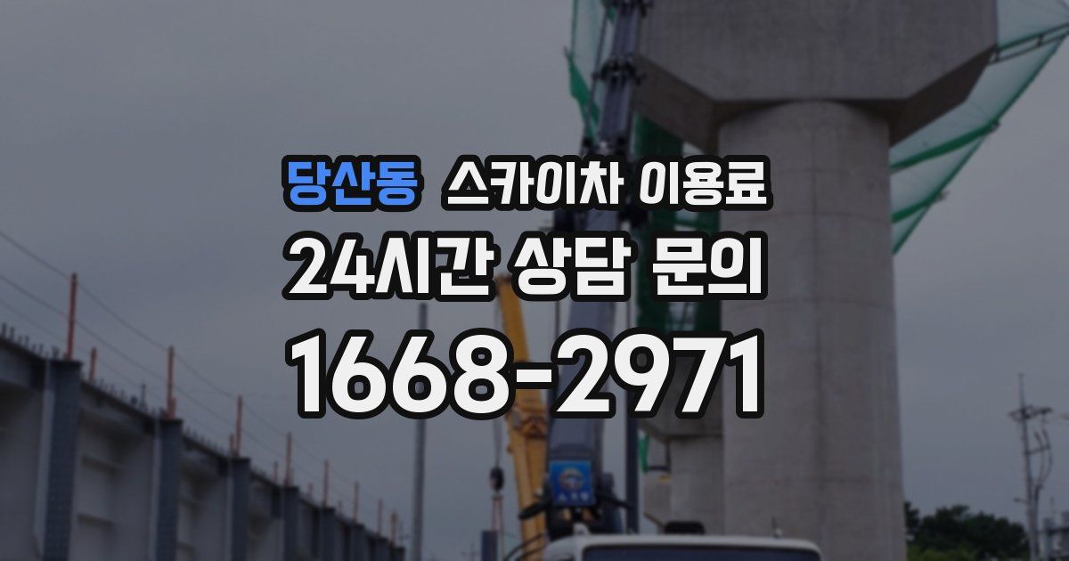 당산동 스카이차 이용료