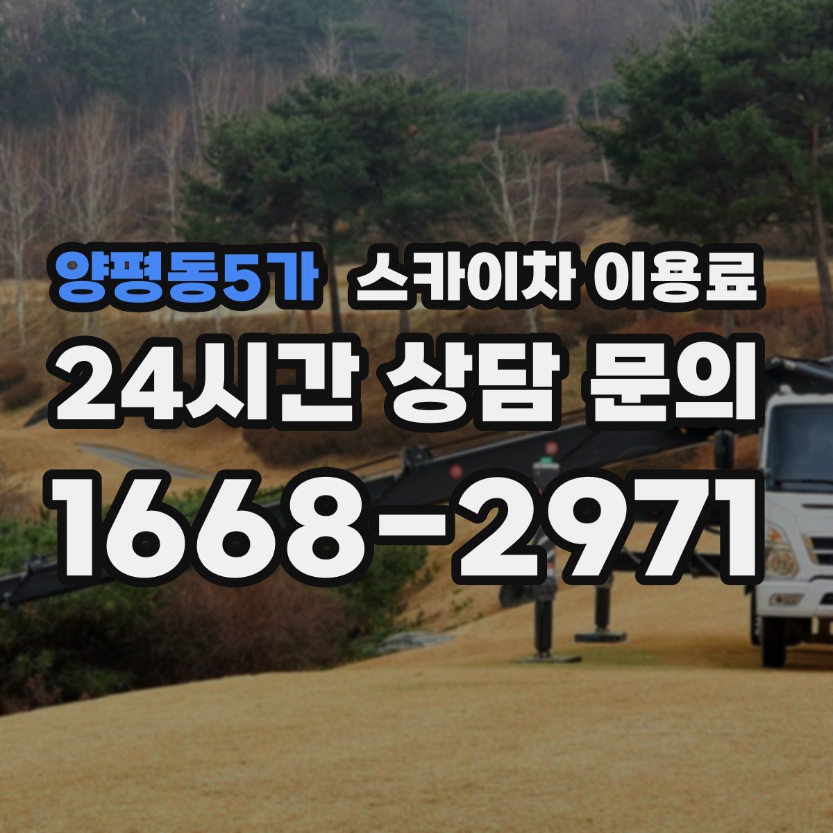 양평동5가 스카이차 이용료