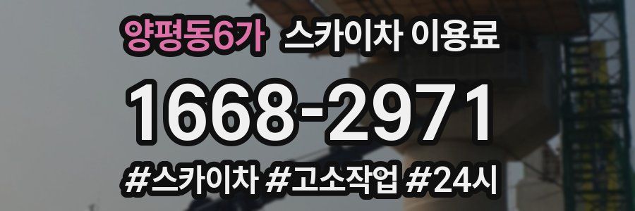 양평동6가 스카이차 이용료