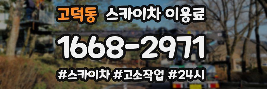 고덕동 스카이차 이용료