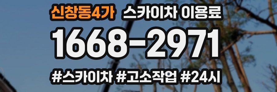 신창동4가 스카이차 이용료