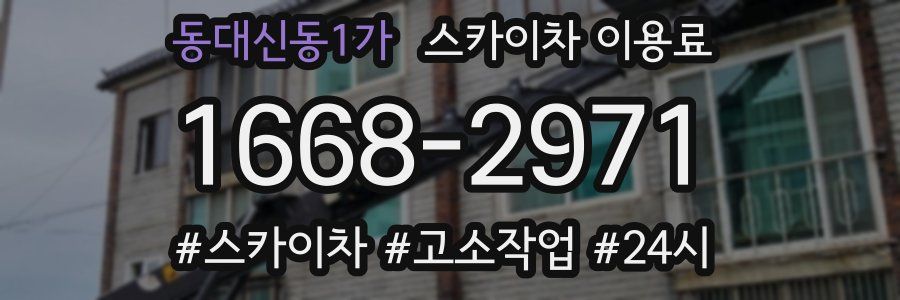 동대신동1가 스카이차 이용료
