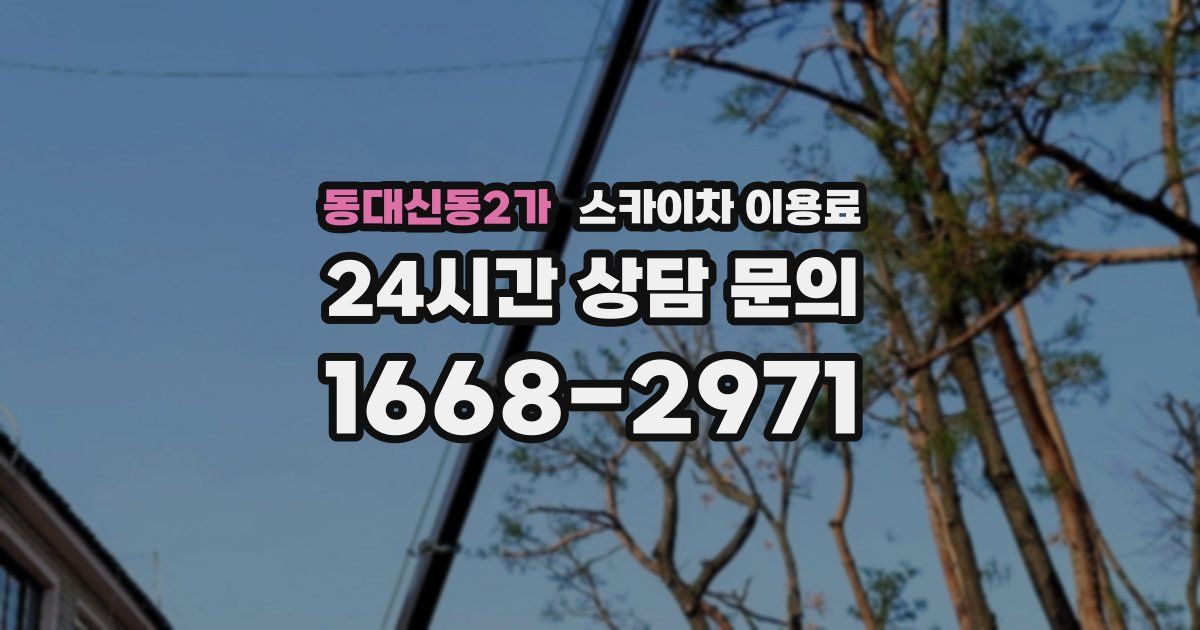동대신동2가 스카이차 이용료