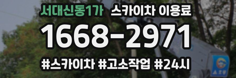 서대신동1가 스카이차 이용료