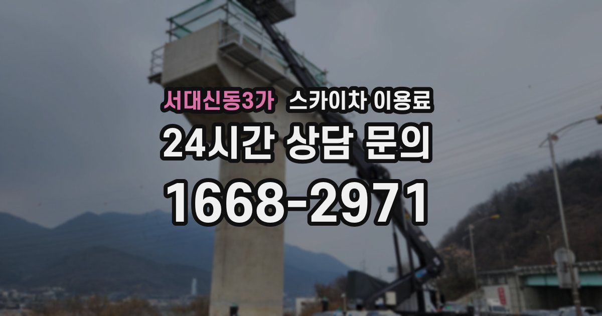 서대신동3가 스카이차 이용료