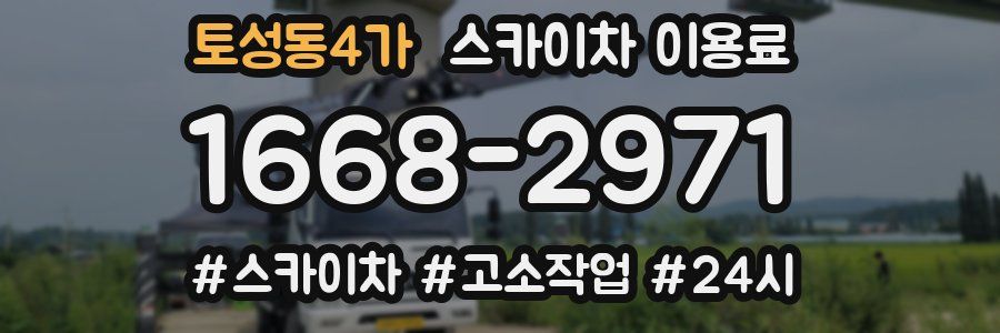 토성동4가 스카이차 이용료