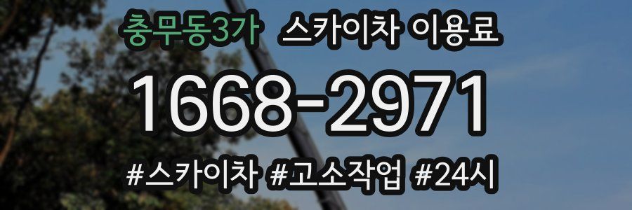 충무동3가 스카이차 이용료
