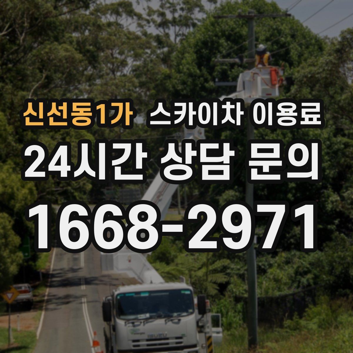 신선동1가 스카이차 이용료 현장마다 차이가 나는 배경