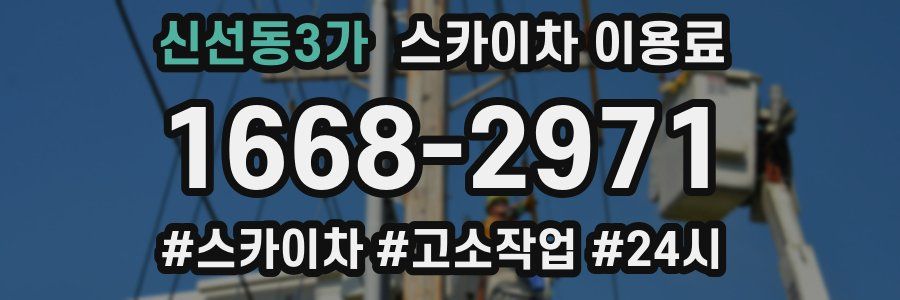 신선동3가 스카이차 이용료