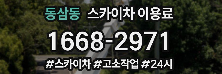 동삼동 스카이차 이용료